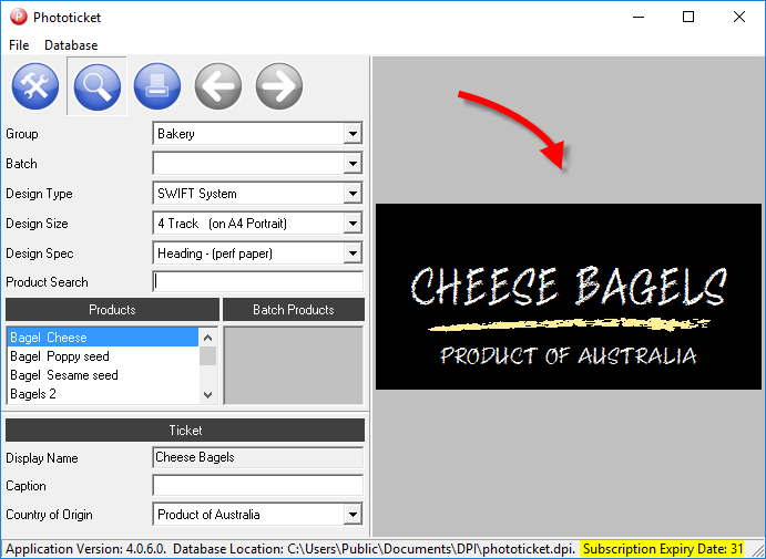 Completed design import